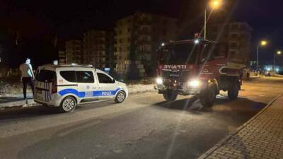 Adıyaman’da kimliği belirsiz kişi ya da kişiler tarafından inşaat malzemelerinin