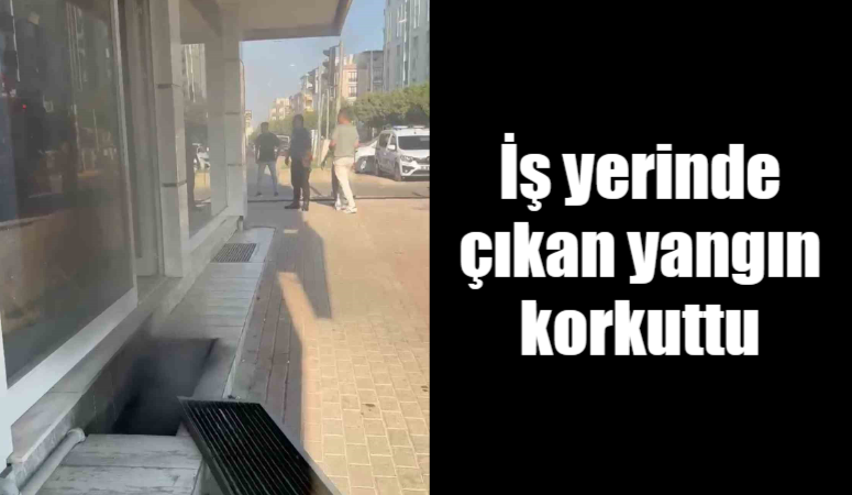 İş yerinde çıkan yangın korkuttu Kahta ilçesinde bir iş yerinde çıkan yangın büyük korkuya yol
