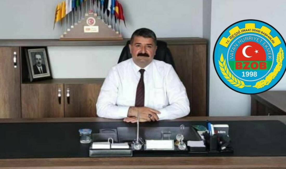 Besni Ziraat Odası Başkanı İsmail Sümer, 30 Ağustos Zafer Bayramı’nın