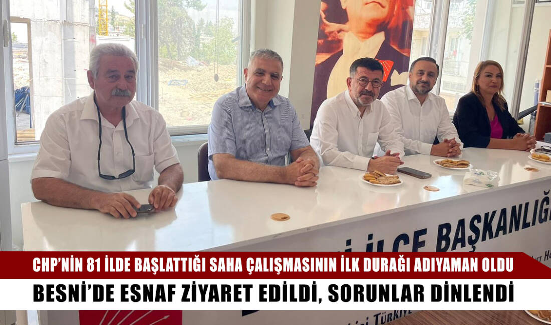 Cumhuriyet Halk Partisi (CHP), Meclis'in tatilde olduğu dönemi saha çalışmalarıyla