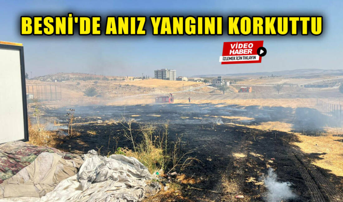 Besni Ali Erdemoğlu Mahallesi’nde otluk alanda henüz belirlenemeyen bir nedenle