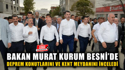 Çevre, Şehircilik ve İklim Değişikliği Bakanı Murat Kurum, Adıyaman programı