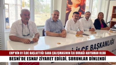 Cumhuriyet Halk Partisi (CHP), Meclis'in tatilde olduğu dönemi saha çalışmalarıyla