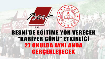 Besni Eğitim Vakfı ve Besni İlçe Milli Eğitim Müdürlüğü iş