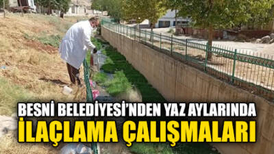 Besni Belediyesi, vatandaşların sağlıklı ve temiz bir çevrede yaşamalarını sağlamak