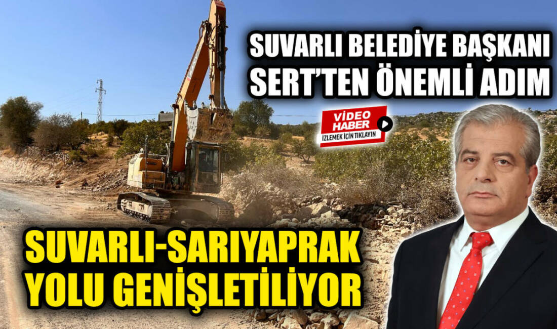 Besni'ye bağlı Suvarlı beldesinde, uzun yıllardır kazalara neden olan Suvarlı-Sarıyaprak