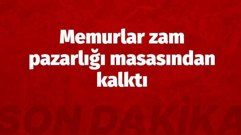Son dakika... Memur zammına Hakem Kurulu kararını verirken yetkili sendika
