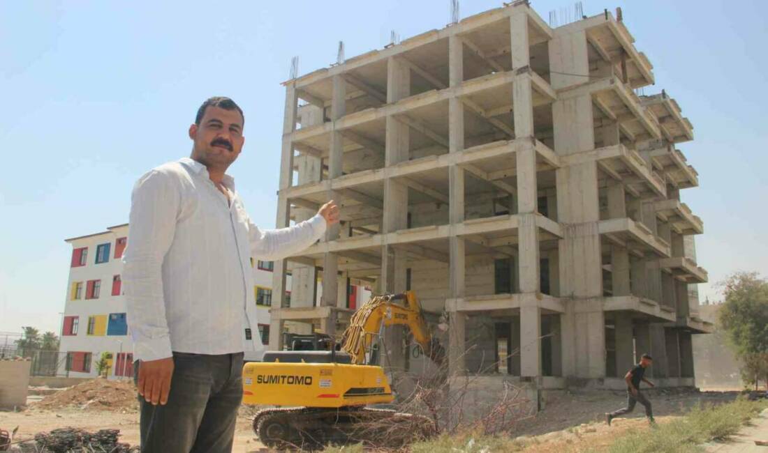 Şanlıurfa'da müteahhit, kendi yaptırdığı binanın beton dayanımını test ettirdikten sonra