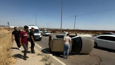 Adıyaman'ın Kahta ilçesinde meydana gelen trafik kazasında bir kişi yaralandı.