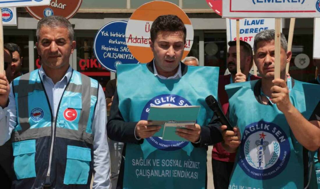 Sağlık-Sen Şırnak Şube Başkanlığı, hükümetin 8. Dönem Toplu Sözleşme görüşmelerinde