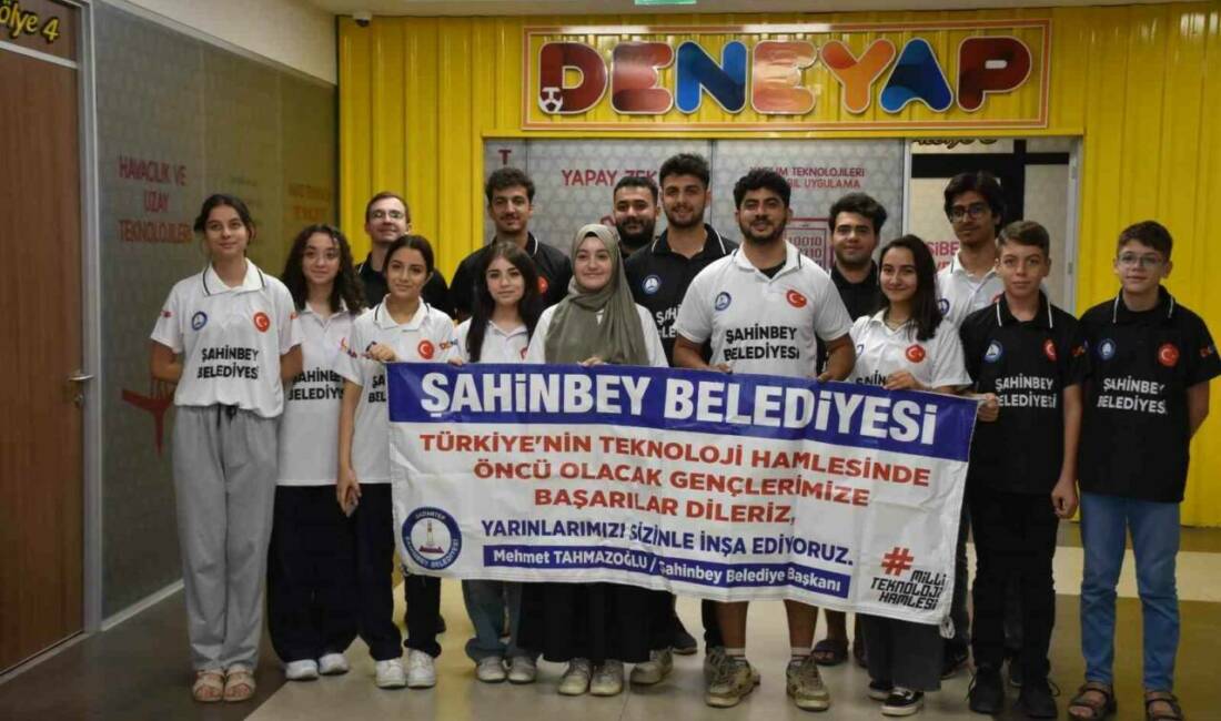 Gaziantep'te Şahinbey Belediyesi'nin desteklediği 12 takım, TEKNOFEST 2025 finallerine katılmaya