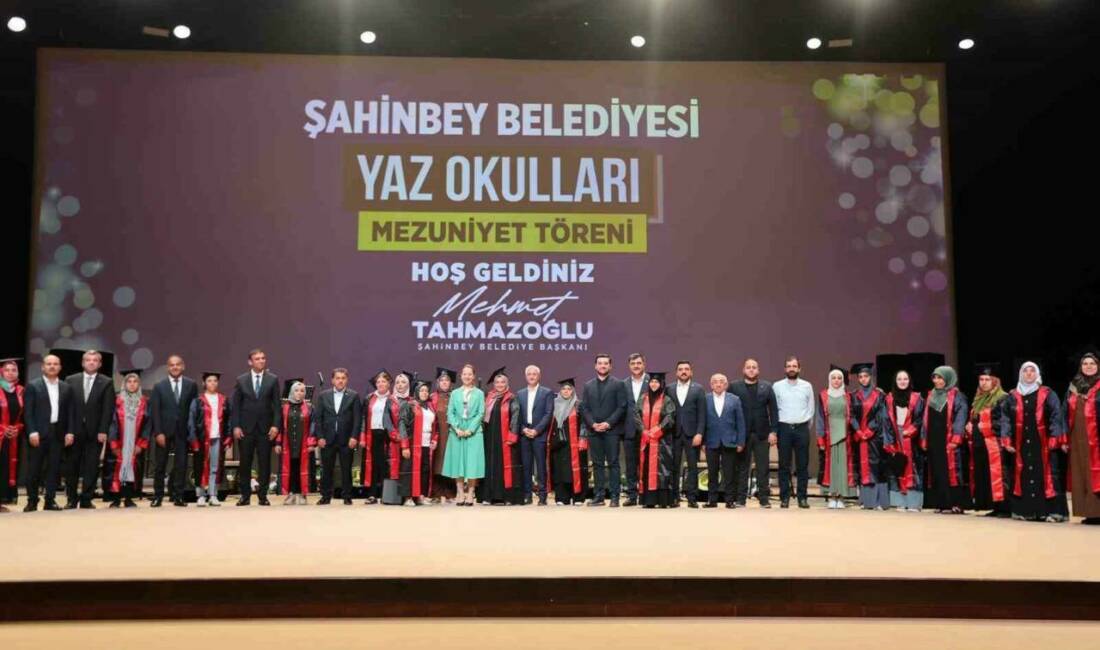Gaziantep Şahinbey Belediyesi tarafından düzenlenen yaz okulu mezuniyet töreni, Şahinbey