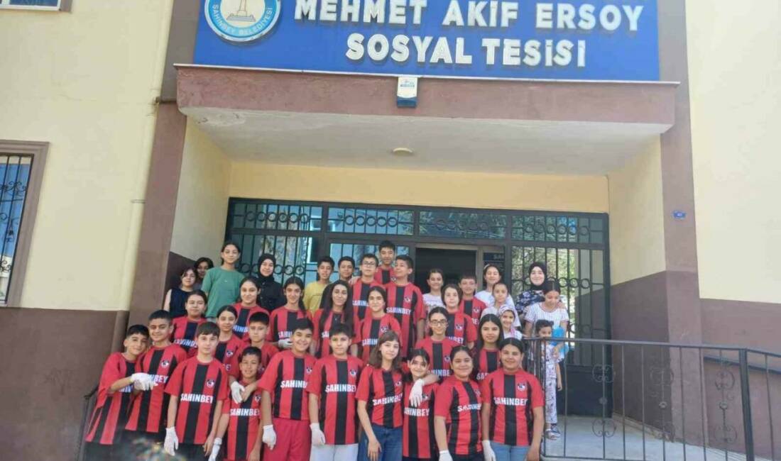 Şahinbey Belediyesi’ne bağlı Mehmet Akif Ersoy Sosyal Tesisi’nde eğitim gören