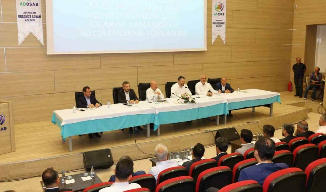 Adıyaman Valisi Osman Varol, Sanayi ve Teknoloji Bakan Yardımcısı Oruç