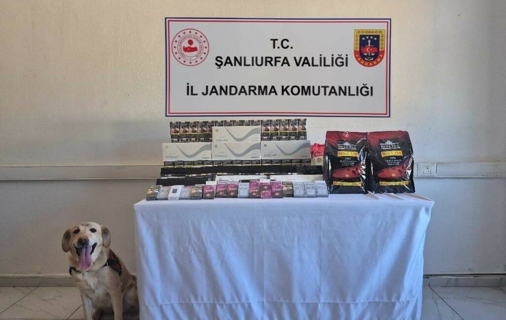 Jandarma, Viranşehir ilçesinde gerçekleştirdiği şok yol uygulamasında büyük miktarda gümrük