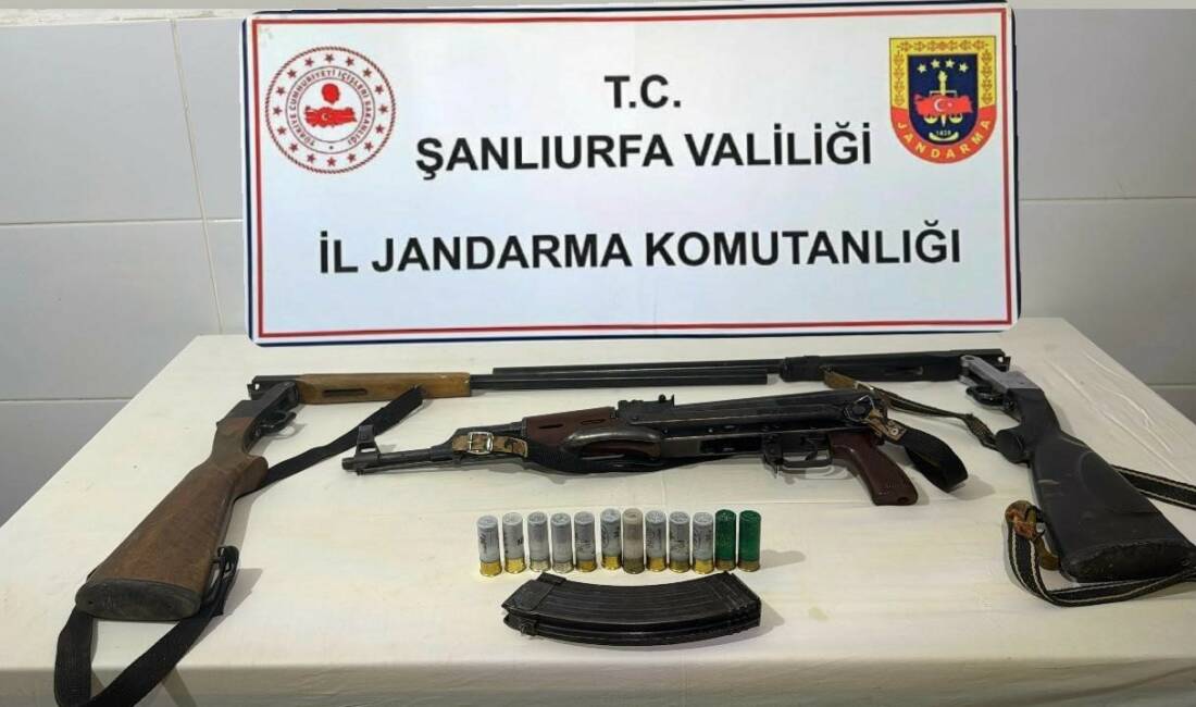 Şanlıurfa İl Jandarma Komutanlığı ekipleri, Suruç ve Siverek ilçelerinde ruhsatsız