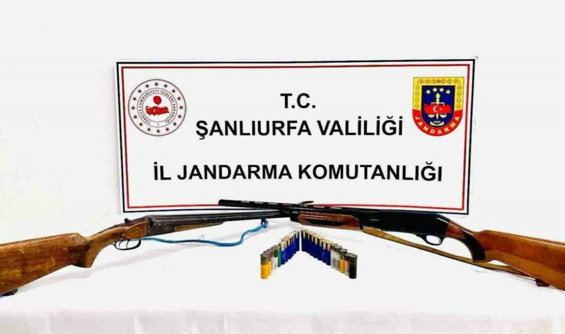 Şanlıurfa'da düzenlenen operasyonlarda "Yasa Dışı ve Ruhsatsız Silahlanmayla Mücadele" kapsamında