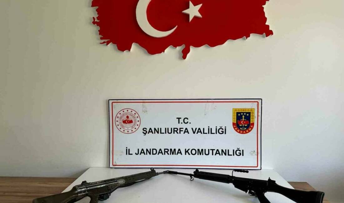 Şanlıurfa'da jandarma ekipleri tarafından silah kaçakçılığı operasyonu düzenlendi. Operasyonda 7