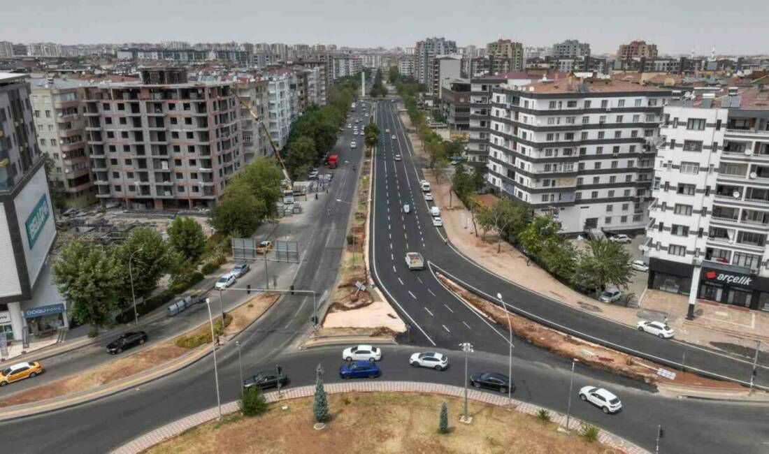 Diyarbakır Büyükşehir Belediyesi, Selahaddin Eyyubi Bulvarı'nın 450 metrelik kısmını asfaltlayarak