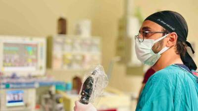 Siirt Eğitim ve Araştırma Hastanesi'nde yapılan östaki balon tuboplasti işlemi,