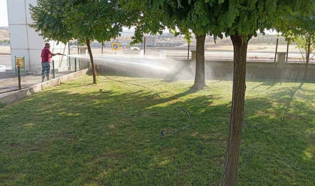 Siirt Belediyesi Ulaştırma Müdürlüğü ekipleri, il otogarında temizlik ve bakım