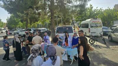 Siirt İl Sağlık Müdürlüğü, kanserle mücadele kapsamında mobil mamografi aracını