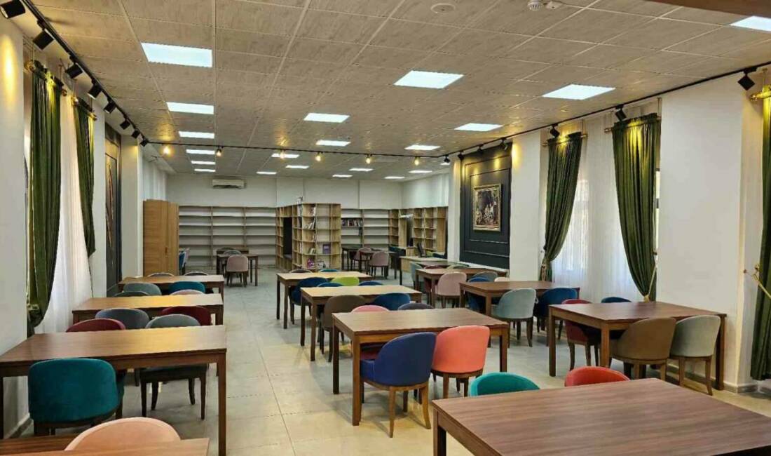 Siirt’te bulunan Tarım Ağaç Müzesi bünyesinde yer alan kütüphane, yeni