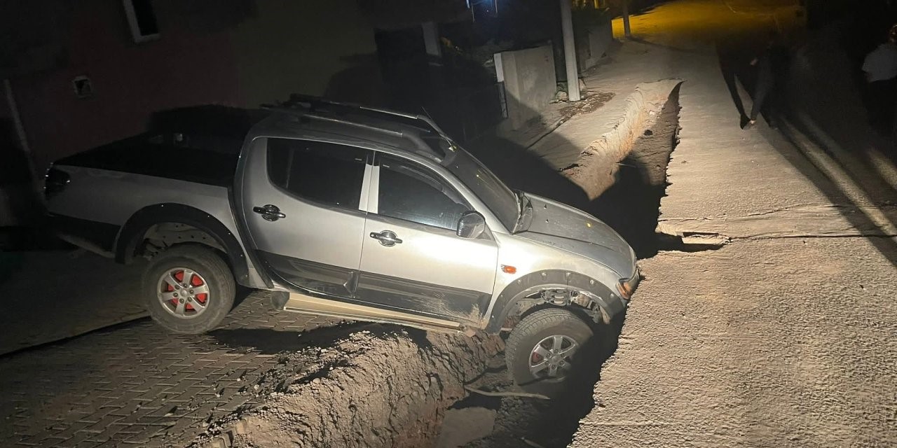 Silopi ilçesindeki doğalgaz çalışmaları sırasında açılan ve güvenlik önlemleri alınmadan