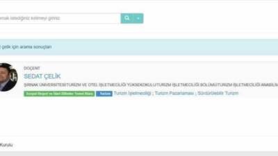 Şırnak Üniversitesi Turizm ve Otelcilik Meslek Yüksek Okulu Müdürü Dr.