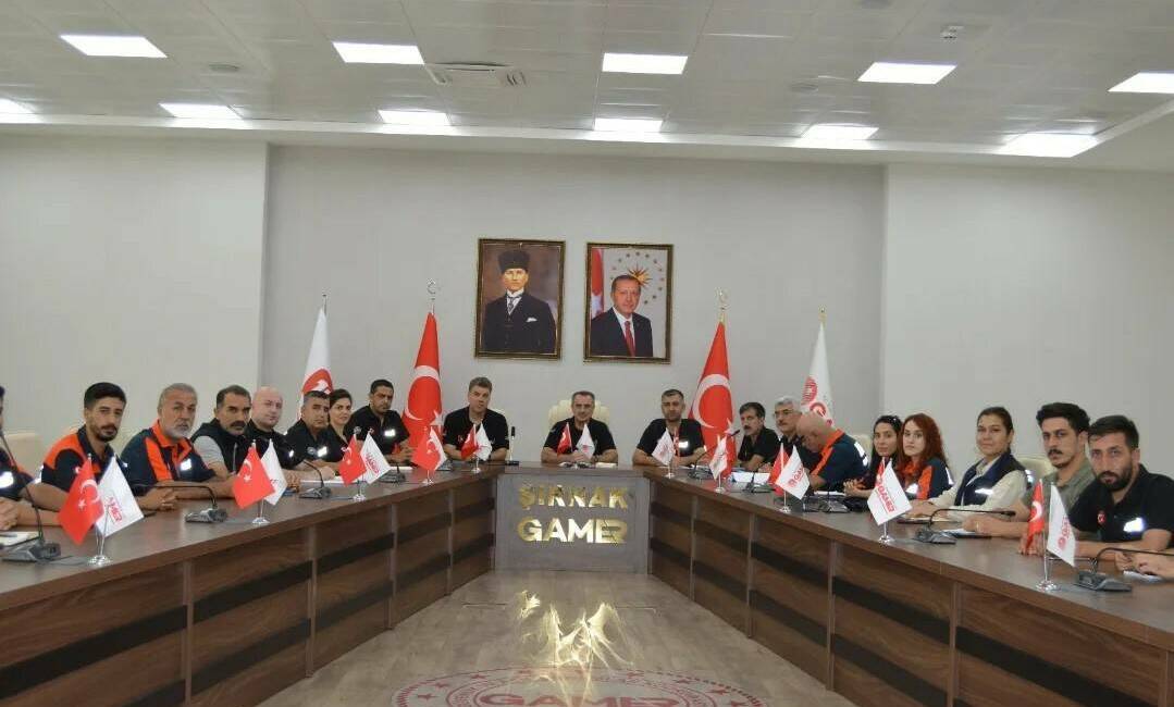 Şırnak'ta 7.0 büyüklüğündeki bir deprem senaryosuna yönelik bölgesel tatbikat için