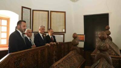 Ticaret Bakanı Ömer Bolat, İsmail Fakirullah Hazretleri Türbesi ve bir