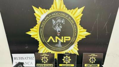 Adıyaman İl Emniyet Müdürlüğü ekipleri tarafından düzenlenen operasyonda uyuşturucu madde
