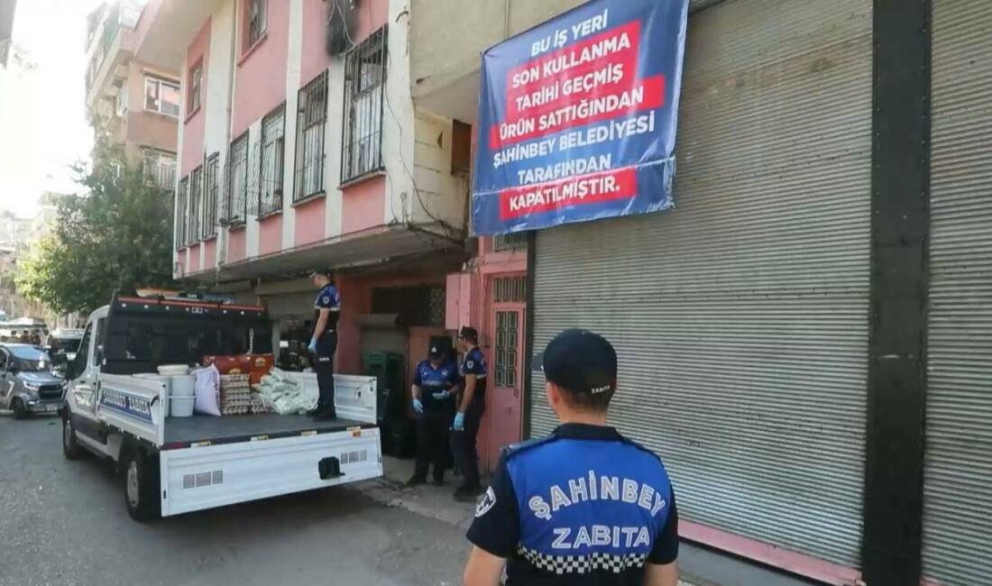 Gaziantep'te tarihi geçmiş ürün sattığı için işlem yapmak isteyen zabıta
