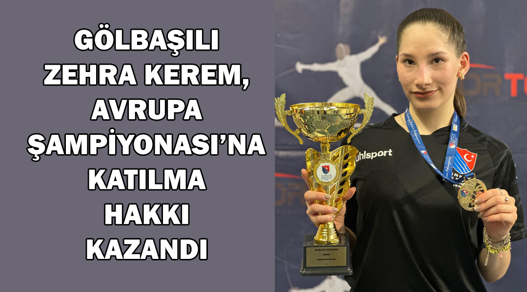 Adıyaman’ın Gölbaşı ilçesinden yetişen genç eskrim sporcusu Zehra Kerem, İtalya’nın