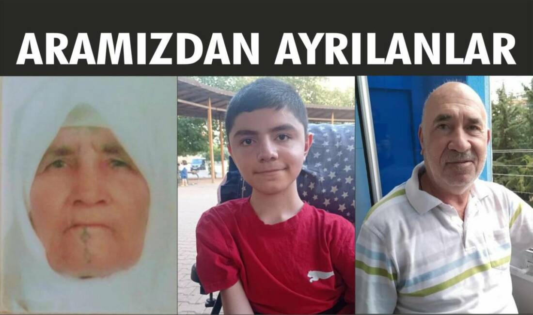 08.09.2025 Pazartesi gününe ait Besni’de Vefat Edenler köşesi.