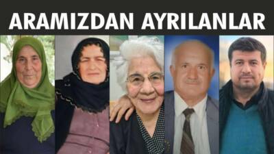 13-14.09.2025 Cumartesi, Pazar gününe ait Besni’de Vefat Edenler köşesi.