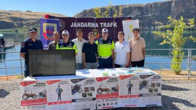 27. Besni Eğitim Bayramı etkinlikleri kapsamında Kızılin Köyü’nde Jandarma Trafik
