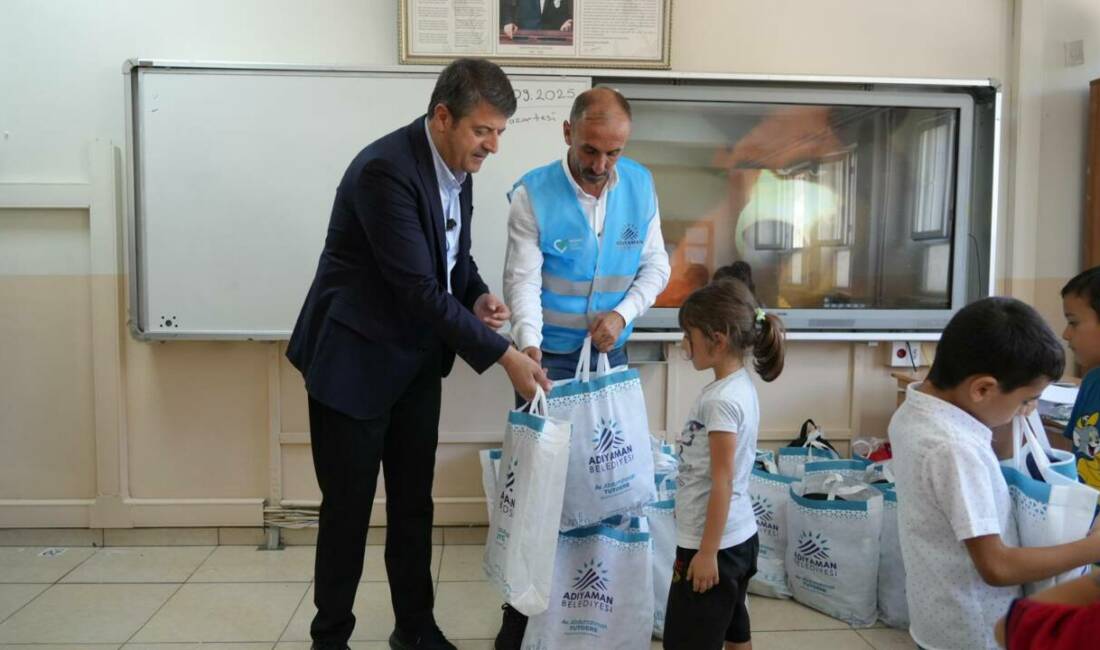 Adıyaman Belediyesi, kent merkezindeki okullara yönelik destek çalışmalarını aralıksız sürdürüyor.