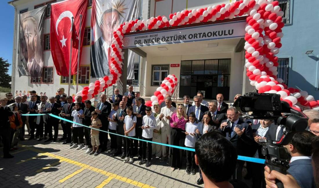 27. Besni Eğitim Bayramı etkinlikleri kapsamında inşa edilen Dr. Necip