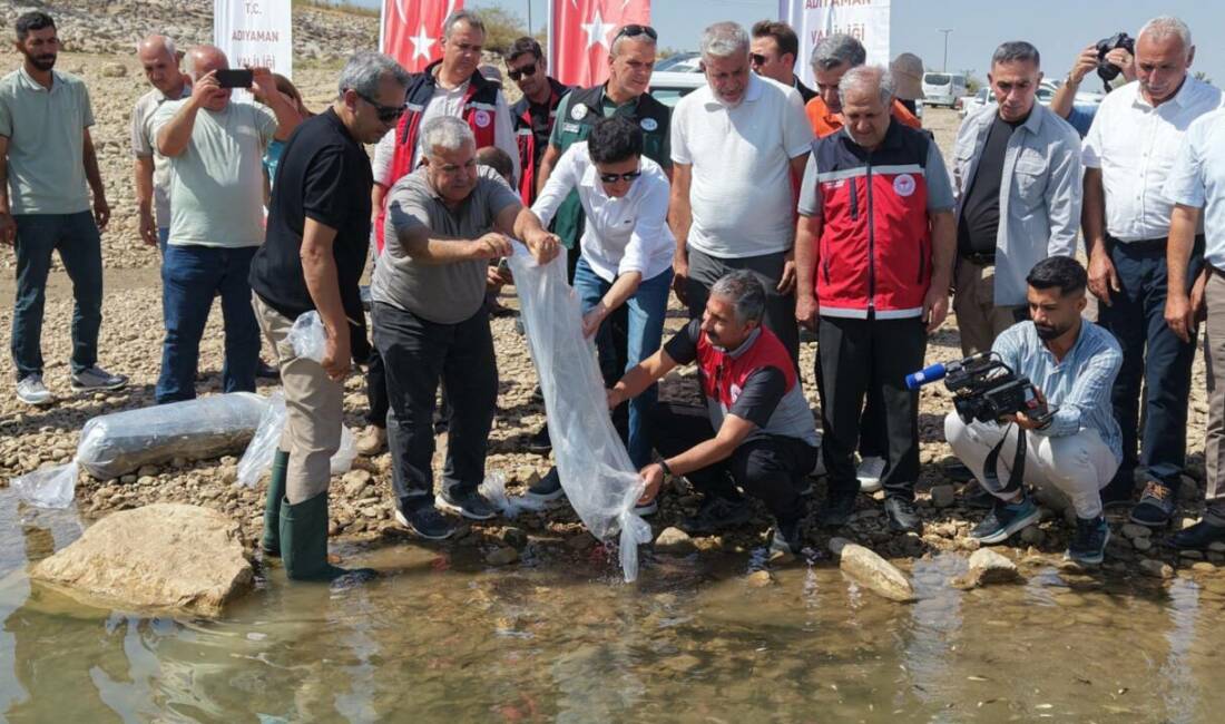 Tarım ve Orman Bakanlığı tarafından yürütülen “Su kaynaklarının balıklandırılması projesi”