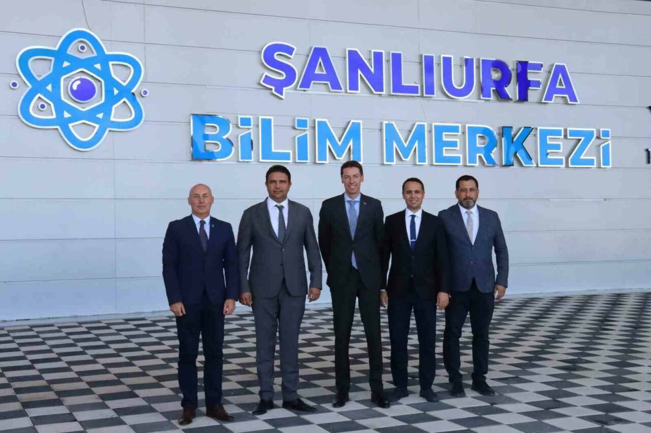 Avrupa Birliği Delegasyonu Başkanvekili Jurgis Vilcinskas, Şanlıurfa Bilim Merkezi'ni ziyaret
