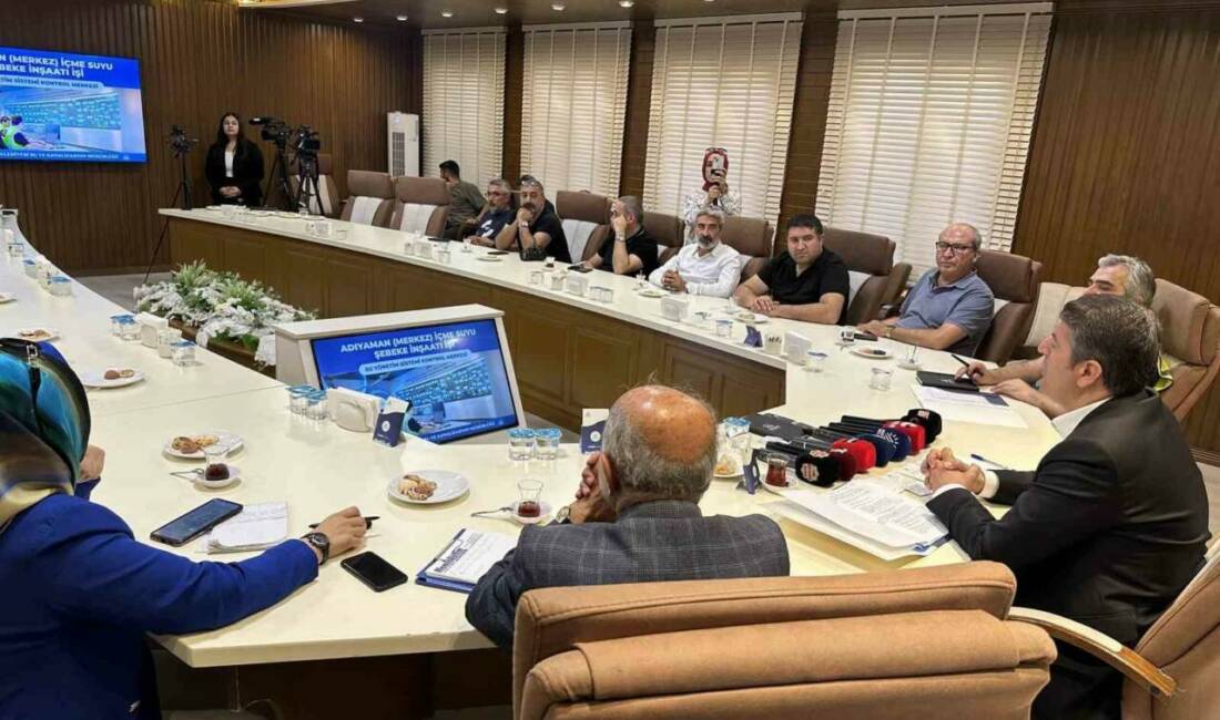 Adıyaman Belediyesi, deprem sonrası altyapıyı yenileyerek içme suyu hattını modernize