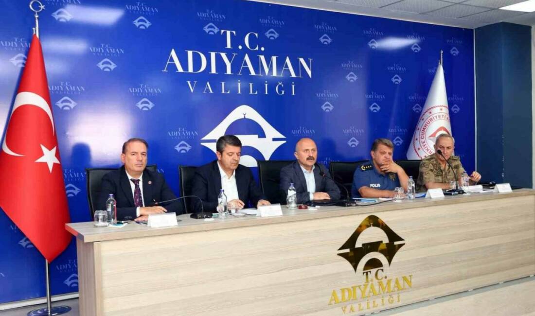 Vali Osman Varol başkanlığında Adıyaman’da okul çevrelerinde alınacak trafik ve