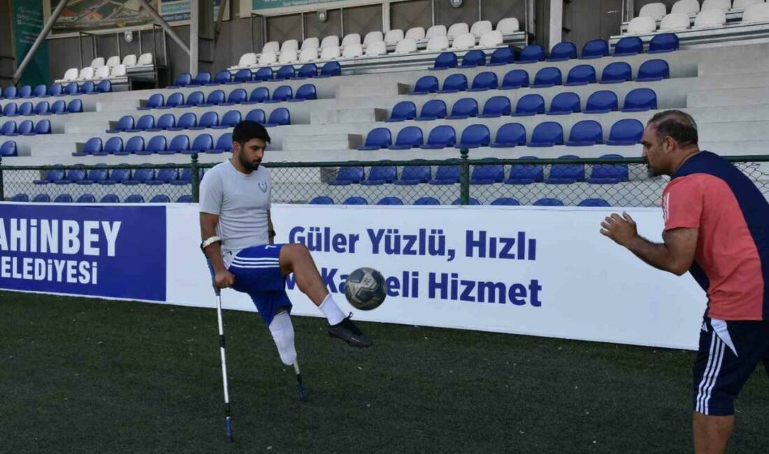 Gaziantep'te elektrik akımına kapılarak sol ayağını kaybeden Halil İbrahim Esen,