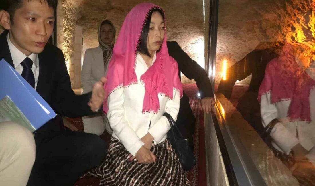 Japonya Altes Prensesi Akiko Mikasa, Şanlıurfa'ya ziyaret için geldi. Sabah