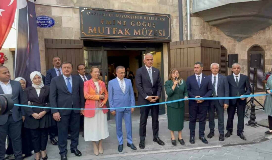 Gaziantep'te yapılan Emine Göğüş Mutfak Müzesi'nin açılışına Kültür ve Turizm