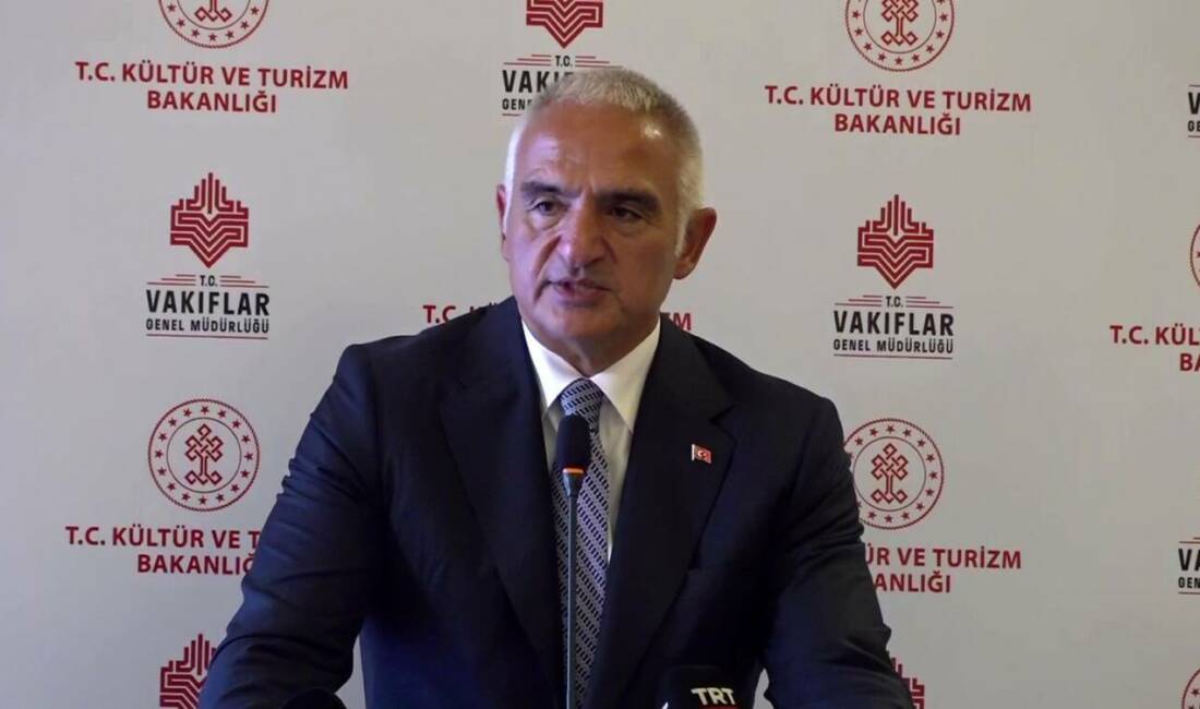 Bakan Ersoy: “Ülke sınırlarımızda ve uluslararası alanda tarihimize, medeniyetimize ait tüm eserleri bulup, yeniden ayağa kaldırmanın gayretindeyiz” Kültür ve Turizm Bakanı Mehmet Nuri Ersoy, Gaziantep'te restorasyonu tamamlanan