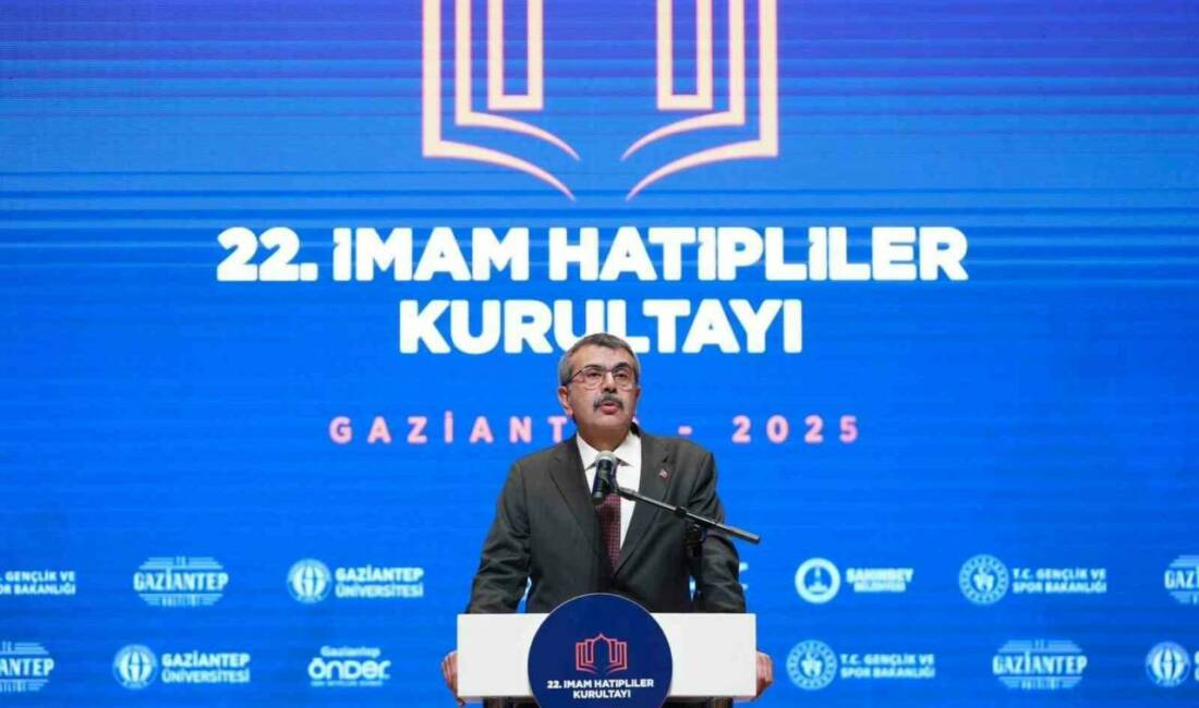 Milli Eğitim Bakanı Yusuf Tekin, Gaziantep'te düzenlenen bir programda Türkiye'nin