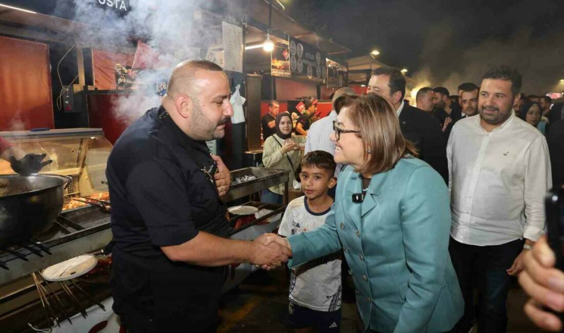 Gaziantep Büyükşehir Belediye Başkanı Fatma Şahin, Festival Park’ta düzenlenen uluslararası