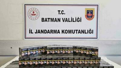 Batman'da, Hasankeyf İlçe Jandarma Komutanlığı ekiplerinin yaptığı operasyonda 15 araçta